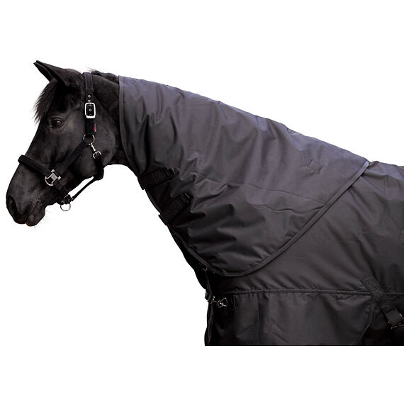 Element szyjny do zimowej derki dla koni z polarem RugBe 200 Covalliero A/W 2023, czarny