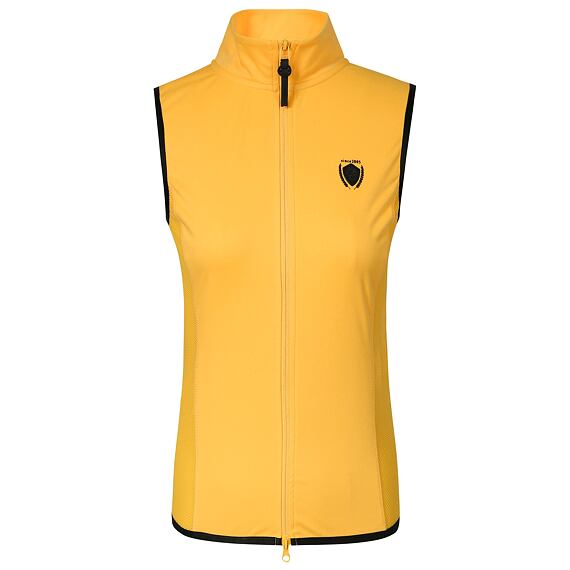 Kamizelka dziecięca kombinowana Covalliero S/S 2024, żółta