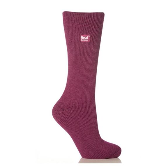 Damskie termiczne skarpety HEAT HOLDERS, fuksjowe, rozm: 37-41