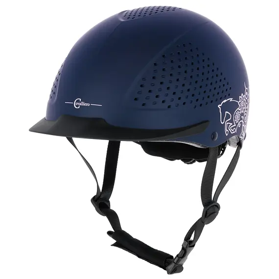 Kask jeździecki Beauty 2.0, ciemnoniebieski