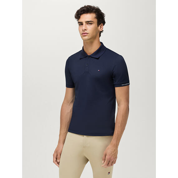 Koszulka polo męska TOMMY HILFIGER Fresco, ciemnoniebieska