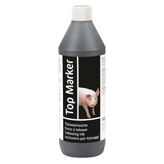 Tusz do tatuażu Top Marker czarny 1000ml