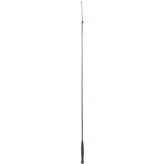 Bat ujeżdżeniowy z linką i miękką profilowaną rączką, czarny, 120 cm