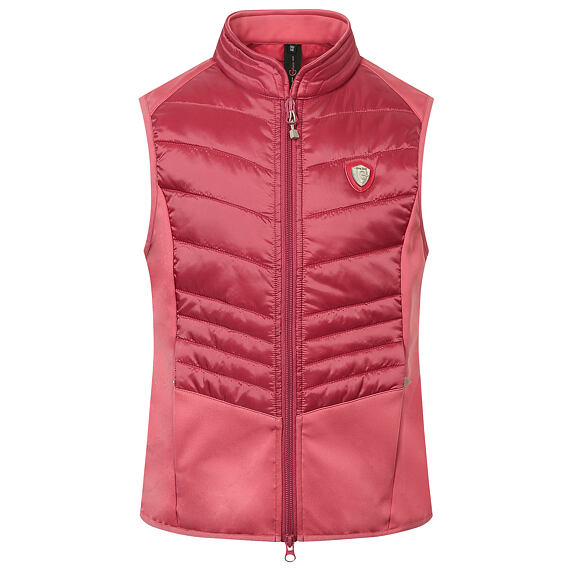 Dziecięca kamizelka kombinowana Covalliero S/S 2022, różowa