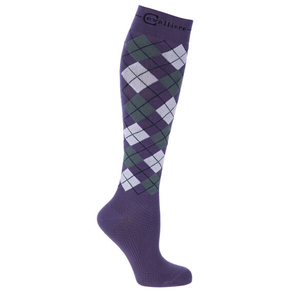 Podkolanówki ThermoPro Covalliero A/W 2023, fioletowe