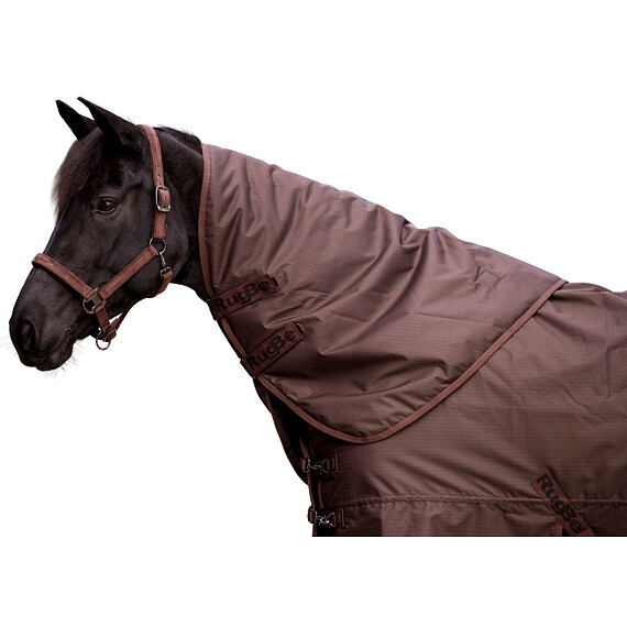 Kołnierz na zimę do derki dla konia z polaru RugBe 100 Covalliero A/W 2023, brązowy