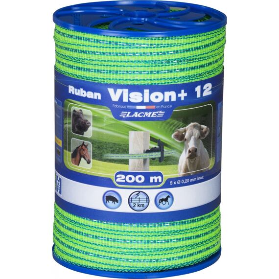 Taśma elektryczna BAND VISION+ 12 mm/200 m