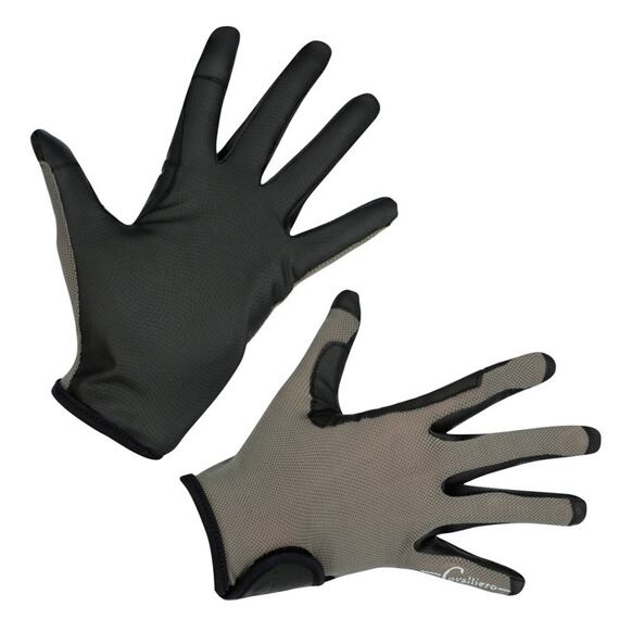 Rękawiczki jeździeckie Covalliero Elina szare