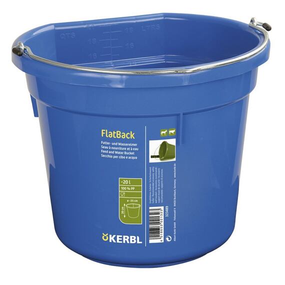 Wiadro na paszę i wodę z uchwytem FlatBack 20 l