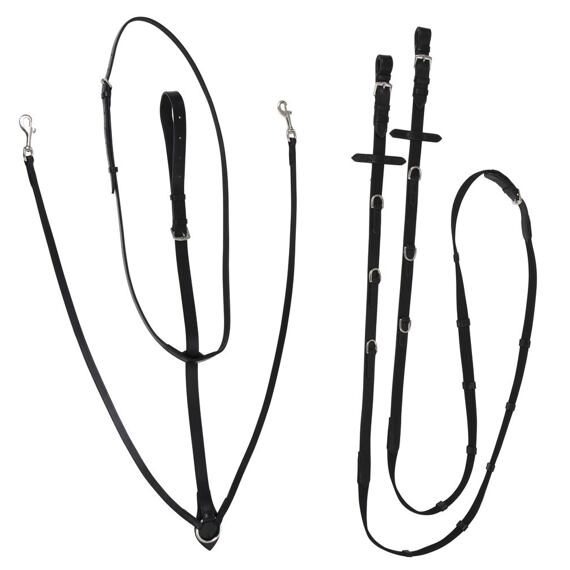 Wodze Covalliero Thiedemann, czarne, rozm. Full