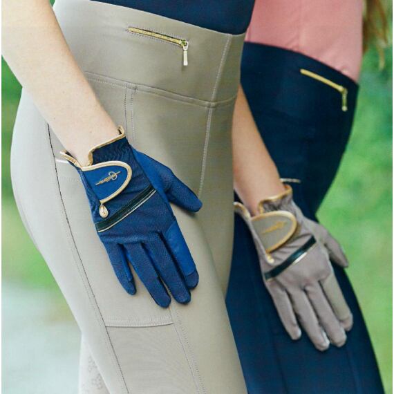 Rękawiczki jeździeckie S/S 2021 ciemnoniebieskie