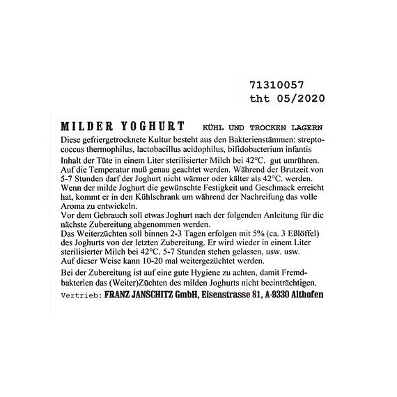 Kultura jogurtowa - starter