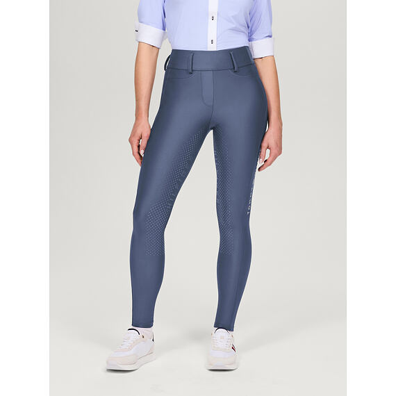 Leginsy damskie TOMMY HILFIGER Highland, kolor dymny niebieski