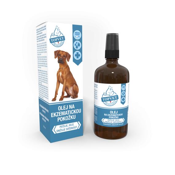 Topvet For Pets Olejek do skóry z wypryskami dla psów, 100 ml