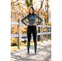 Damskie legginsy jeździeckie z lejem Covalliero A/W 2023, czarne