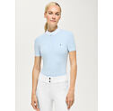 Koszulka wyścigowa damska TOMMY HILFIGER Linsey, jasnoniebieska