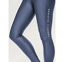 Leginsy damskie TOMMY HILFIGER Highland, kolor dymny niebieski