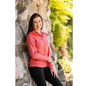 Bluza z kapturem Covalliero S/S 2025 damska, koralowa