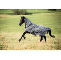 Antyalergiczna derka przeciwko owadom dla koni z kołnierzem ZEBRA