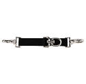 Łącznik do lonży, nylonowy, czarny