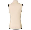 Kamizelka damska kombinowana Covalliero S/S 2024, kremowa