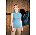Top damski Covalliero S/S 2023, jasnoniebieski
