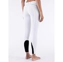Bryczesy damskie EQUILINE Cedar z lejem, białe