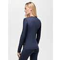 Koszulka damska z długim rękawem TOMMY HILFIGER Adele Sunguard, ciemnoniebieska