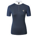 Koszulka wyścigowa damska Covalliero S/S 2026, ciemnoniebieska