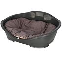 Legowisko plastikowe dla psów, szare