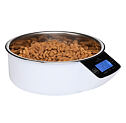Miska dla psów/kotów z wbudowaną wagą EYENIMAL, biała